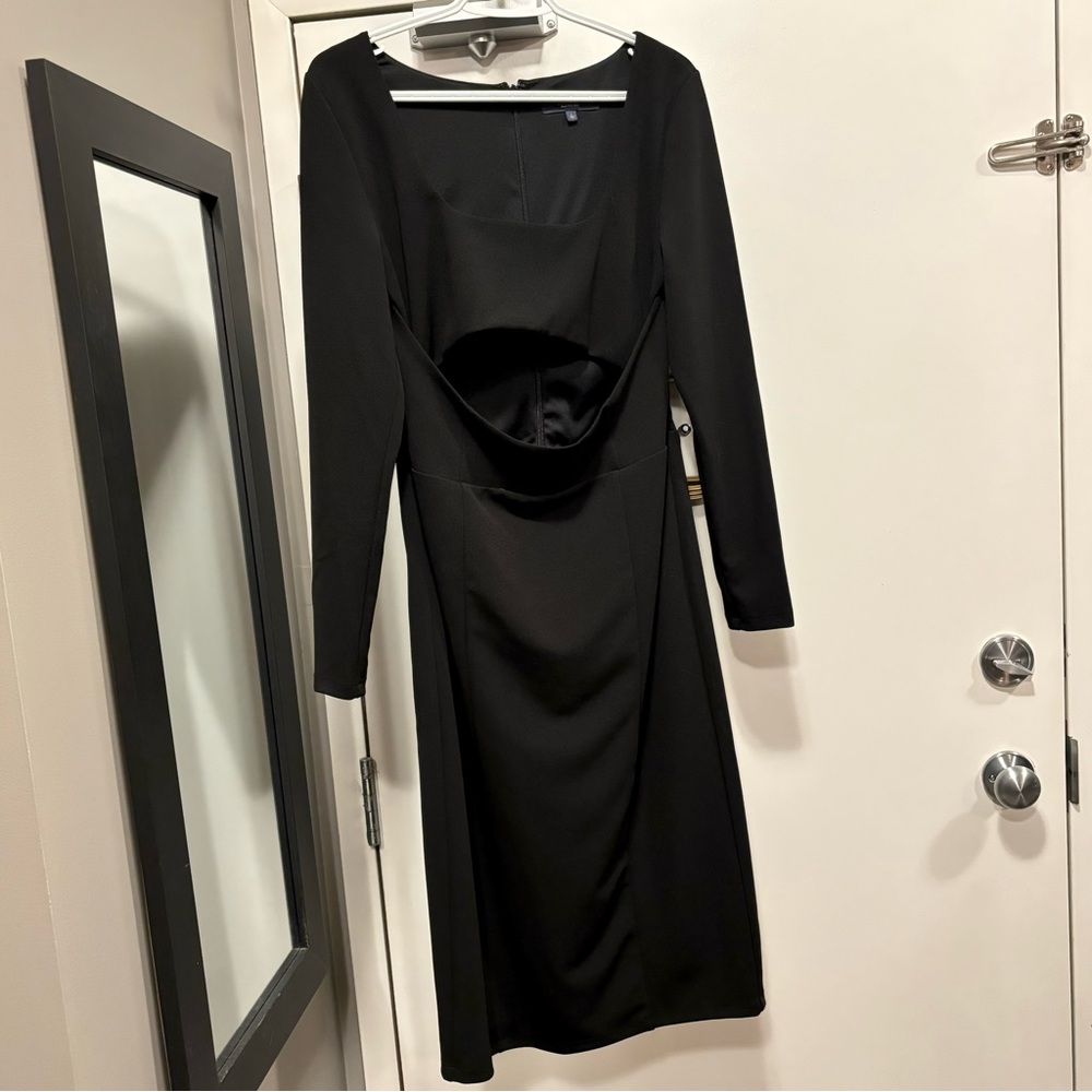 Rachel Roy 3/4 Length, Body Con, Lined, Cut-Out Dress